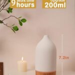 VIVITEST Stone Diffuser,200ML Diffusers for Home,Ultrasonic Aromatherapy Essential Oil Diffuser