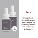 Pura – Fragrance for Smart Home Air Diffusers – Room Freshener – Aromatherapy Scents for Bedrooms & Living Rooms – Odor Eliminator – 2 Pack – Winter Noir