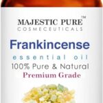 MAJESTIC PURE Frankincense Essential Oil | 100% Pure and Natural Frankincense Oil | Premium Grade Essential Oils for Hair Care, Home Diffusers, Skin, Aromatherapy, Massage and Humidifiers | 1 Fl Oz