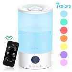 JBTOR Cool Mist Humidifier, 3L Ultrasonic Air Humidifier Essential Oil Diffuser for Large Bedroom, Home Baby with Touch Control, Color Mood Lights, Adjustable Mist Output, Auto Shut Off