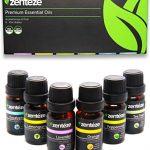 Essential Oils Set (6 pack) by Zentéze | Essential Oils Lavender, Orange, Lemongrass, Peppermint, Eucalyptus & Tea Tree?Premium Grade Aromatherapy Essential Oils for Diffuser