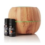 ArtNaturals Aromatherapy Essential Oil Diffuser – (5.0 Fl Oz / 150ml Tank) – Ultrasonic Cool Mist Aroma Humidifier – Auto Shut-Off Whisper Quiet – for Home, Office & Bedroom