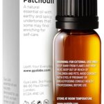 Gya Labs Patchouli Essential Oil for Skin & Diffsuer – 0.34 Fl Oz – 100% Pure Natural Patchouli Oil for Aromatherapy, Body, Perfume & Candle Making – Earthy & Spicy Scent