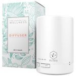 The Essential Wellness Essential Oil Diffuser and Aromatherapy Diffuser – BPA Free Diffusers for Essential Oils 6-8 Hours Continuous Diffusing – Quiet Aroma Diffuser 7 Colors Auto Shut Off 300ml